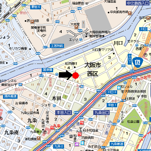 ドブメッキの株式会社 三晃商店への地図